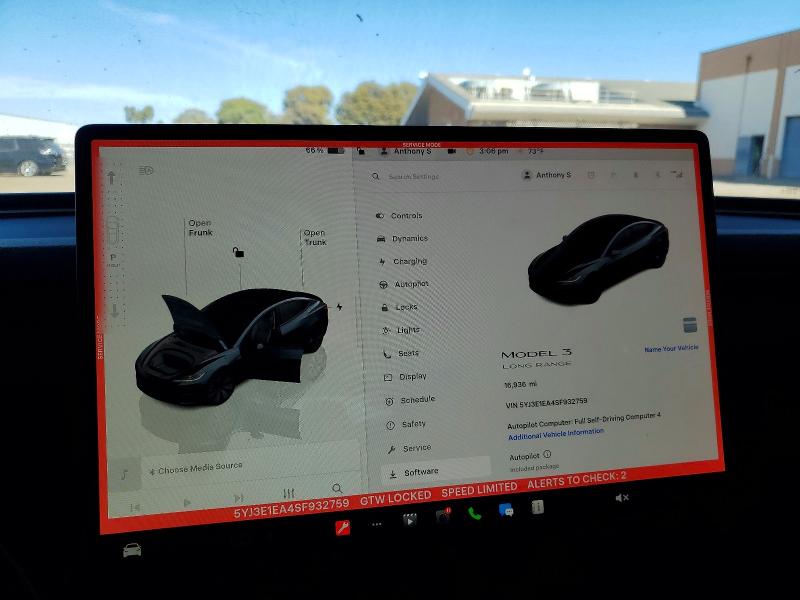 45499256 :رقم المزاد ، 5YJ3E1EA4SF932759 vin ، 2025 Tesla Model 3 مزاد بيع