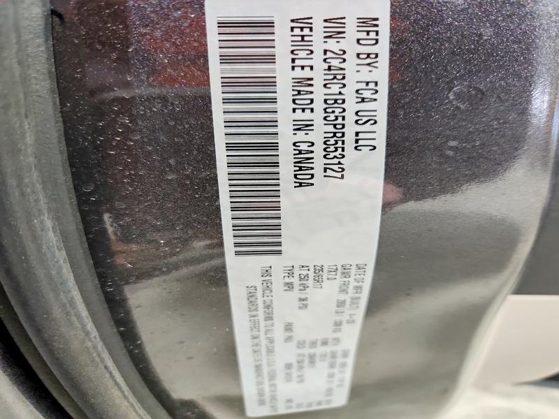 46522256 :رقم المزاد ، 2C4RC1BG5PR553127 vin ، 2023 Chrysler Pacifica مزاد بيع