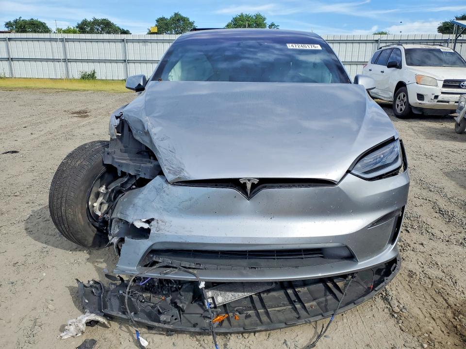 47240176 :رقم المزاد ، 7SAXCDE58RF449249 vin ، 2024 Tesla Model X مزاد بيع