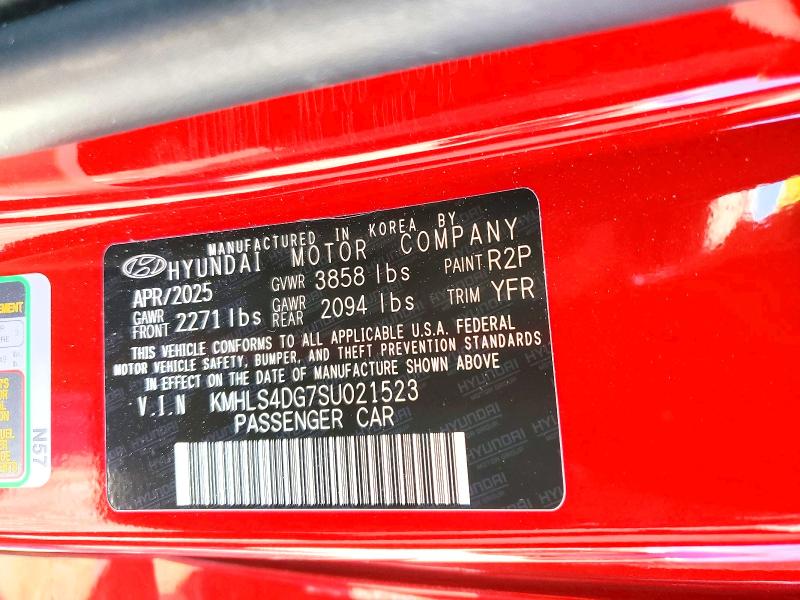 Продажа на аукционе авто 2025 Hyundai Elantra, vin: KMHLS4DG7SU021523, номер лота: 46715726