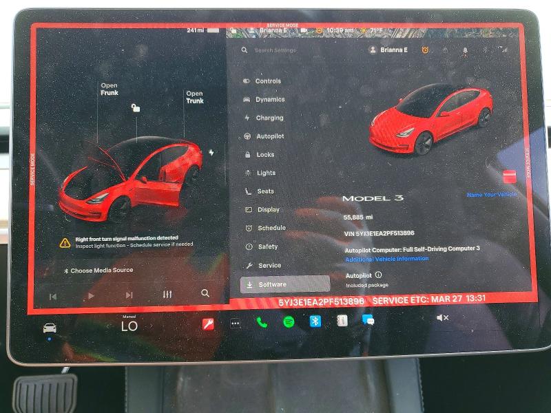 Продаж на аукціоні авто 2023 Tesla Model 3, vin: 5YJ3E1EA2PF513896, номер лоту: 47423556