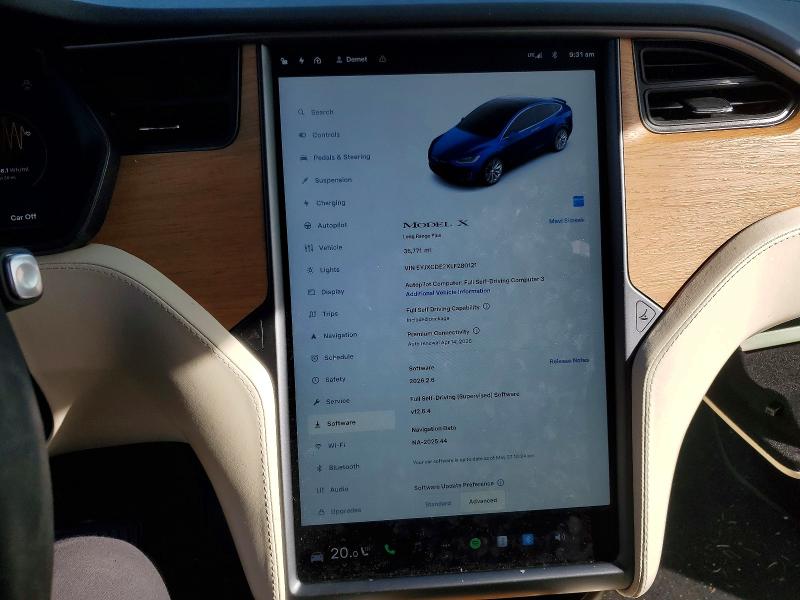 Aukcja sprzedaży 2020 Tesla Model X, vin: 5YJXCDE2XLF280121, numer aukcji: 48155446