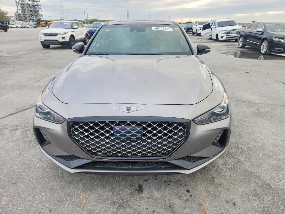 2021 Genesis G70 მანქანა იყიდება აუქციონზე, vin: KMTG74LE7MU071785, აუქციონის ნომერი: 46179226