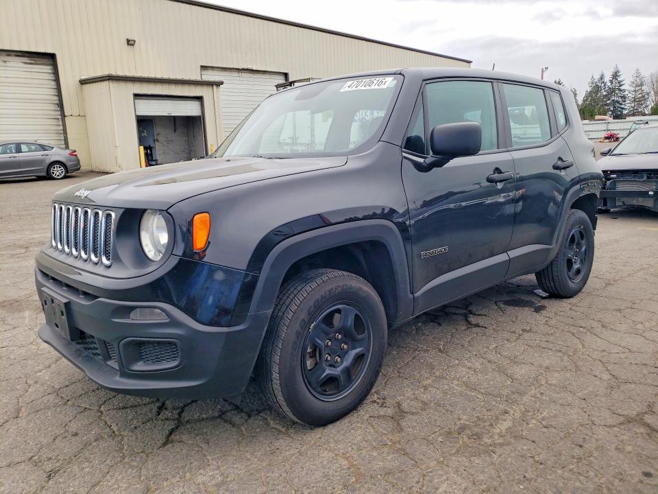 Продажа на аукционе авто 2018 Jeep Renegade, vin: ZACCJBAB9JPG92387, номер лота: 47010616