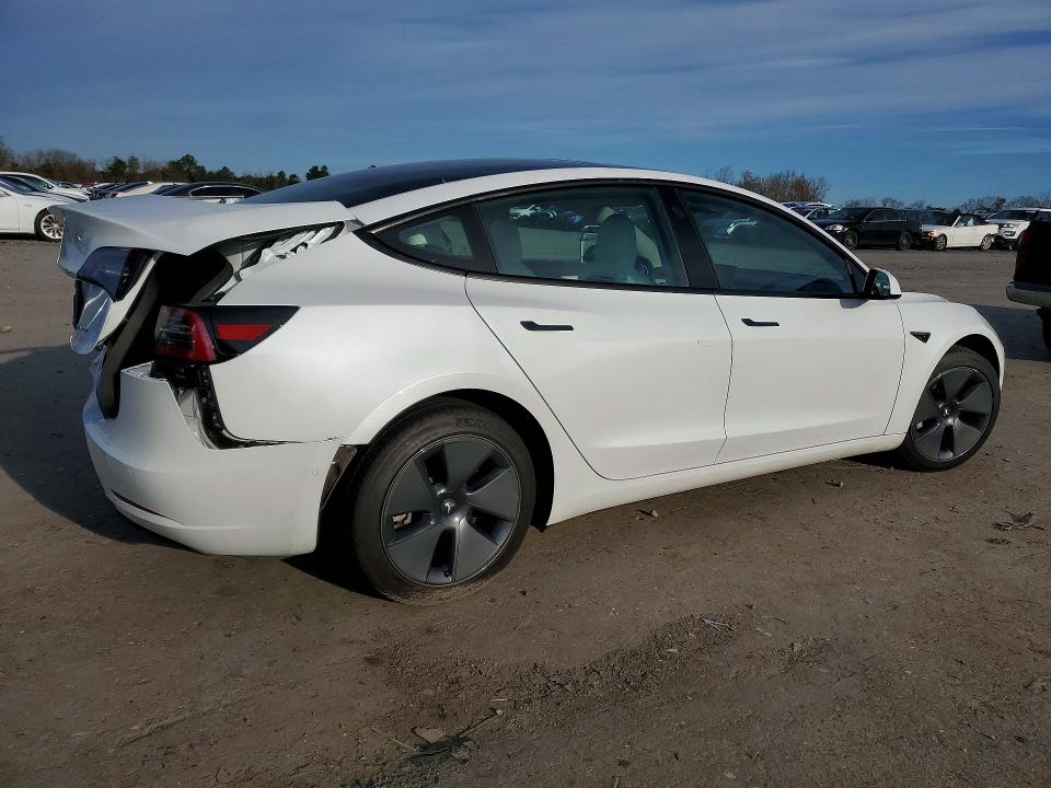 2022 Tesla Model 3 მანქანა იყიდება აუქციონზე, vin: 5YJ3E1EB6NF176946, აუქციონის ნომერი: 47279966