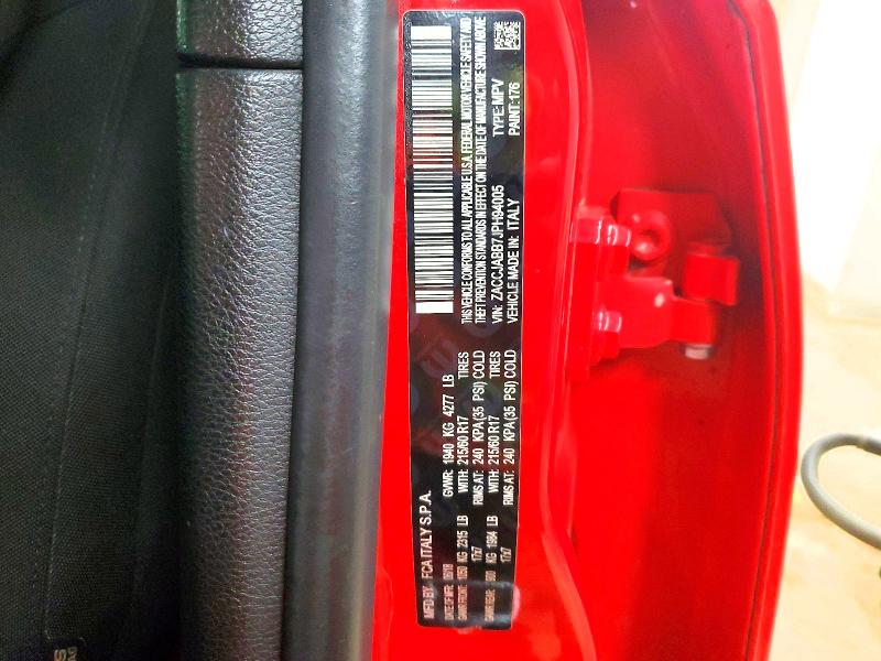 Продаж на аукціоні авто 2018 Jeep Renegade, vin: ZACCJABB7JPH94005, номер лоту: 45943396