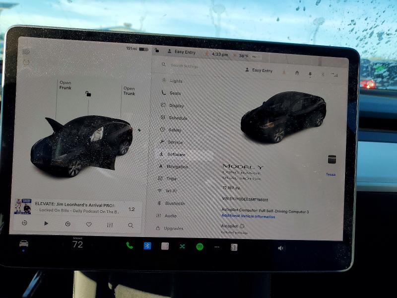 Auction sale of the 2021 Tesla Model Y, vin: 5YJYGDEE3MF198011, lot number: 79719675