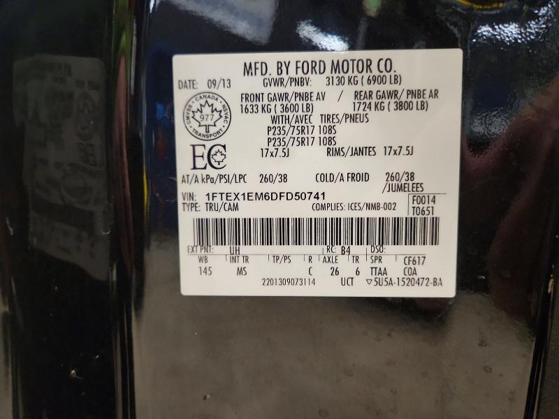 2013 Ford F150 მანქანა იყიდება აუქციონზე, vin: 1FTEX1EM6DFD50741, აუქციონის ნომერი: 47439716