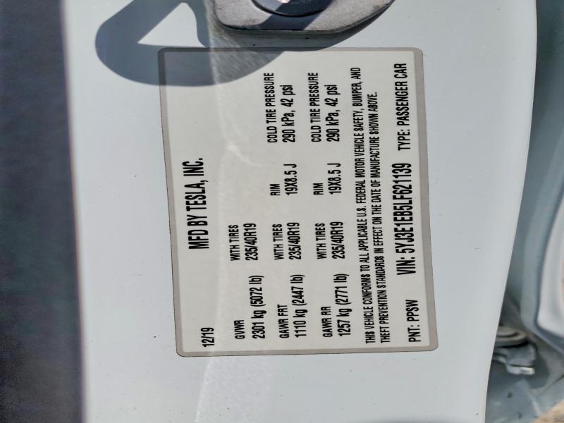 Продажа на аукционе авто 2020 Tesla Model 3, vin: 5YJ3E1EB5LF621139, номер лота: 45929396