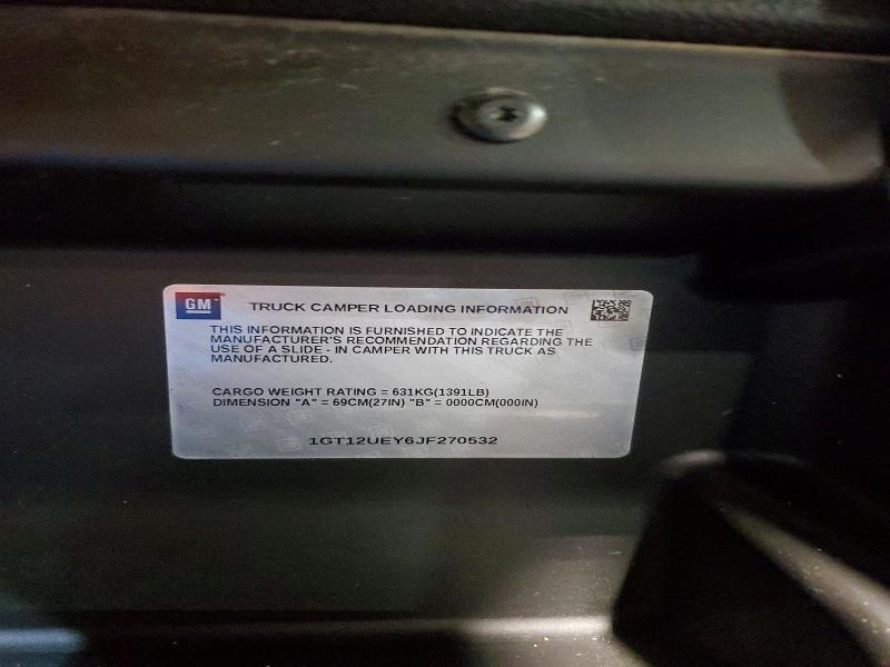 Продажа на аукционе авто 2018 Gmc Sierra, vin: 1GT12UEY6JF270532, номер лота: 46112176