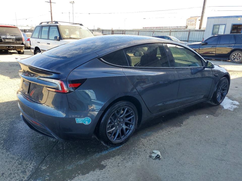 2025 Tesla Model 3 მანქანა იყიდება აუქციონზე, vin: 5YJ3E1EA3SF976350, აუქციონის ნომერი: 46231136