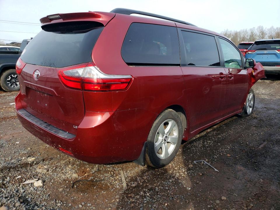 46134266 :رقم المزاد ، 5TDKZ3DC1LS043252 vin ، 2020 Toyota Sienna مزاد بيع
