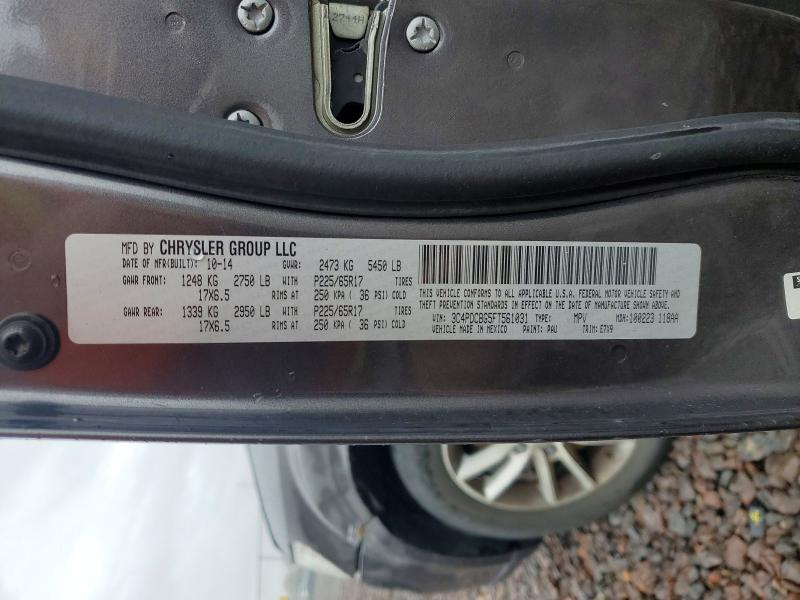 Aukcja sprzedaży 2015 Dodge Journey, vin: 3C4PDCBG5FT561031, numer aukcji: 79977965