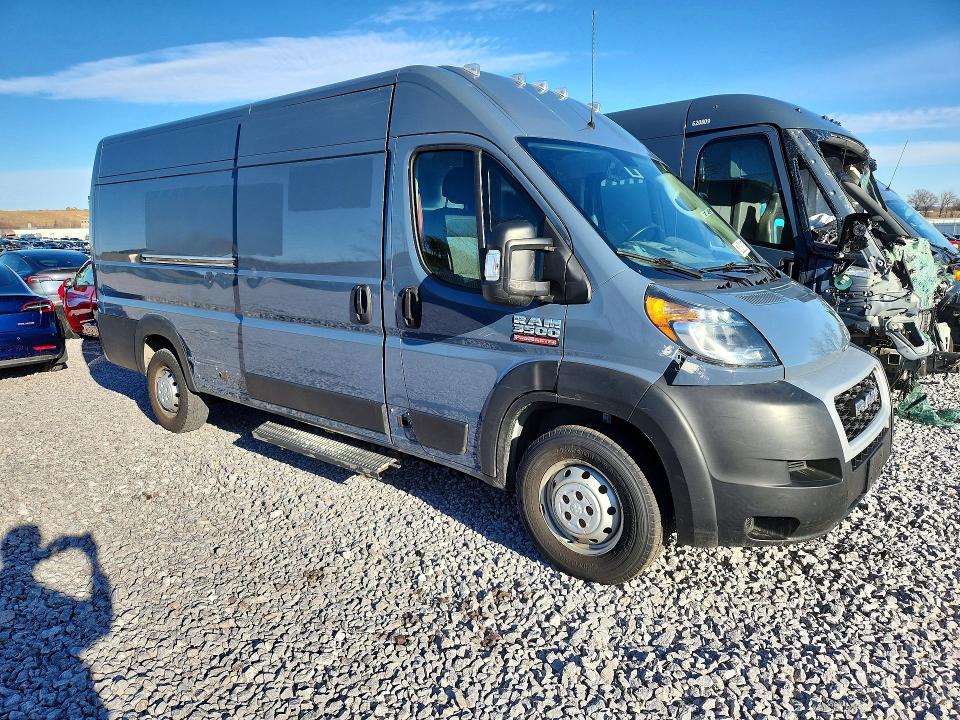 2020 Ram Promaster 3500 მანქანა იყიდება აუქციონზე, vin: 3C6URVJGXLE142293, აუქციონის ნომერი: 78845065