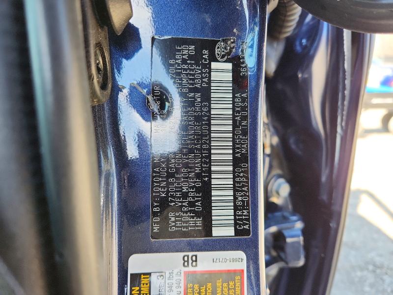 Продаж на аукціоні авто 2020 Toyota Avalon Hybrid, vin: 4T1E21FB2LU014263, номер лоту: 46838506