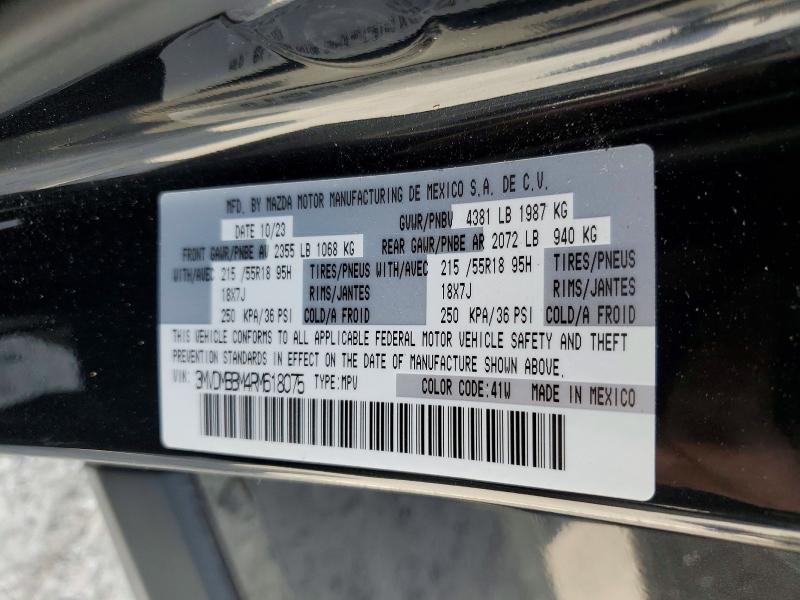 Aukcja sprzedaży 2024 Mazda Cx-30, vin: 3MVDMBBM4RM618075, numer aukcji: 41840476