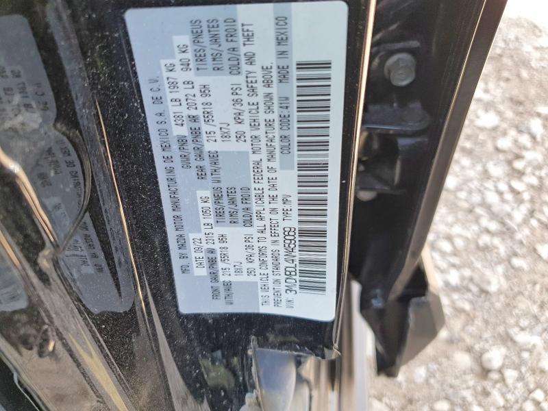 47283816 :رقم المزاد ، 3MVDMBDL4NM459069 vin ، 2022 Mazda Cx-30 مزاد بيع