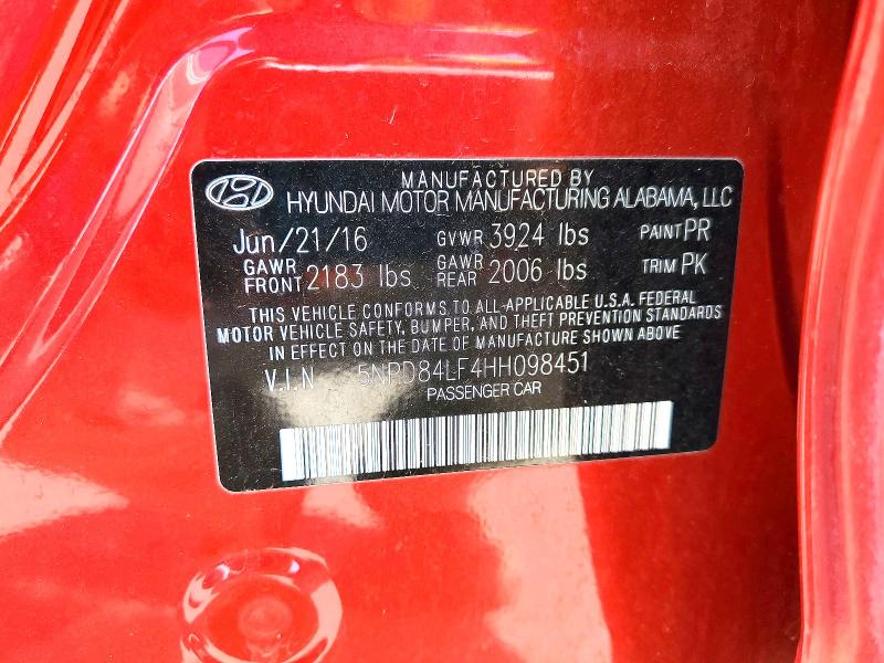 Продажа на аукционе авто 2017 Hyundai Elantra, vin: 5NPD84LF4HH098451, номер лота: 79475915