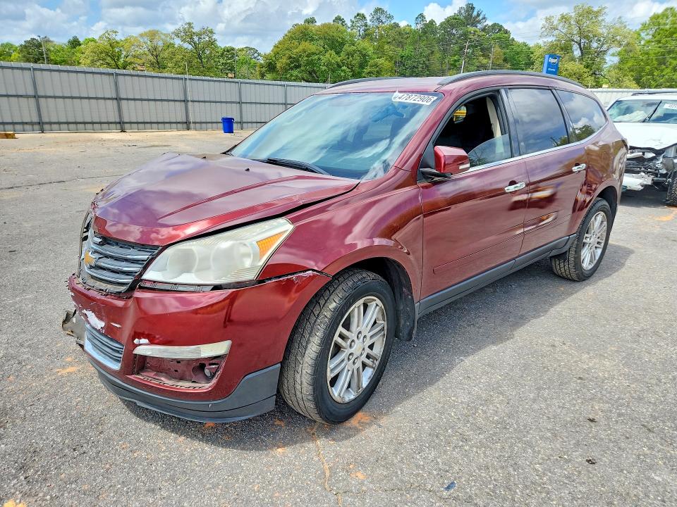 47872906 :رقم المزاد ، 1GNKRGKD4FJ202602 vin ، 2015 Chevrolet Traverse مزاد بيع