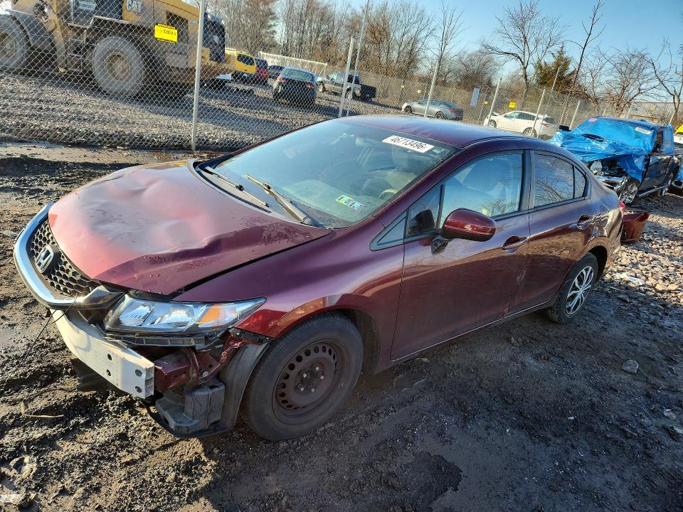 46713496 :رقم المزاد ، 19XFB2F53FE706561 vin ، 2015 Honda Civic مزاد بيع