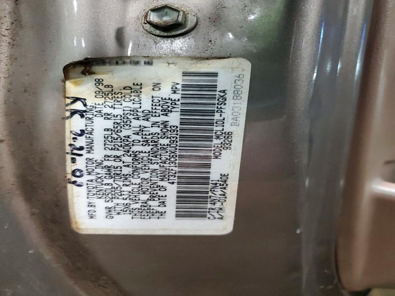 Продаж на аукціоні авто 1999 Toyota Sienna, vin: 4T3ZF13C6XU093193, номер лоту: 41994546