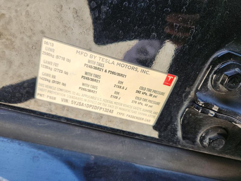 Продажа на аукционе авто 2013 Tesla Model S, vin: 5YJSA1DP2DFP13248, номер лота: 47347246