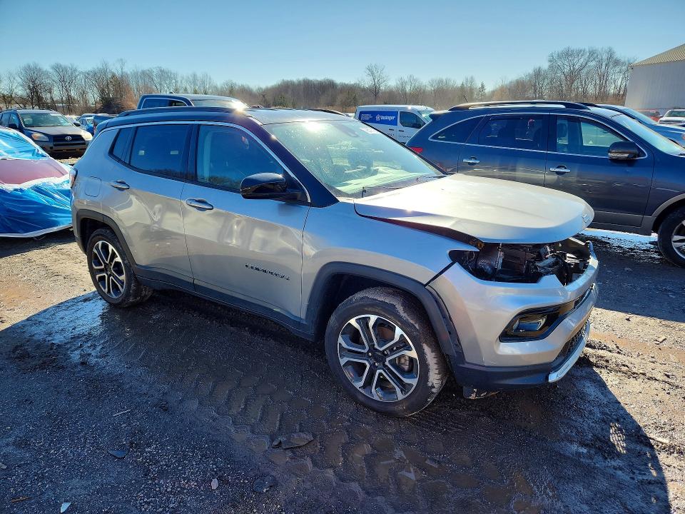 Auction sale of the 2022 Jeep Compass, vin: 3C4NJDCB7NT226389, lot number: 72579115
