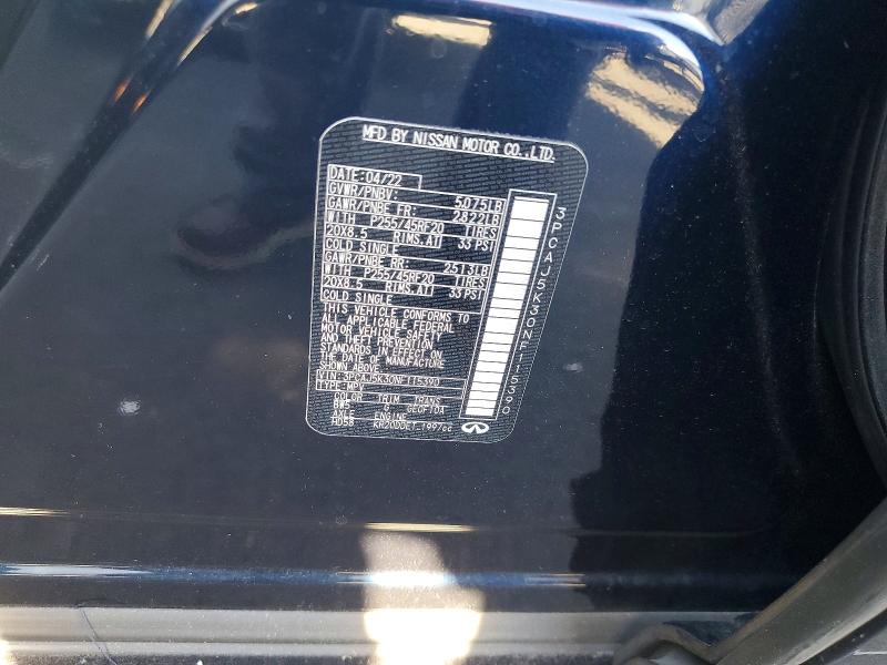 Aukcja sprzedaży 2022 Infiniti Qx55, vin: 3PCAJ5K30NF115390, numer aukcji: 45988576
