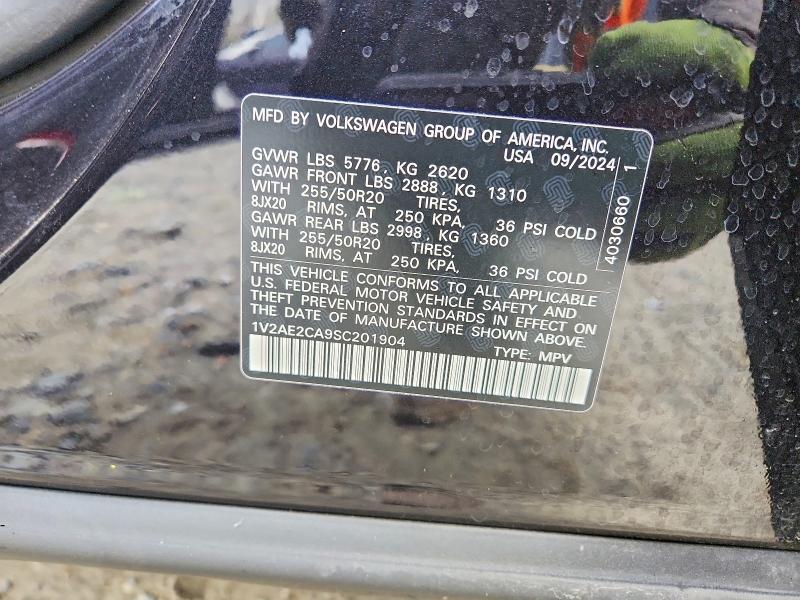 Aukcja sprzedaży 2025 Volkswagen Atlas Cross Sport, vin: 1V2AE2CA9SC201904, numer aukcji: 46383906