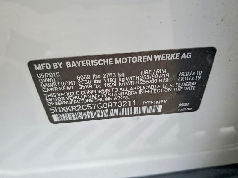 Aukcja sprzedaży 2016 Bmw X5, vin: 5UXKR2C57G0R73211, numer aukcji: 79369935