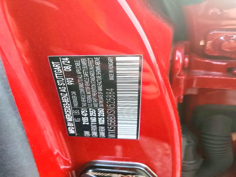 Продажа на аукционе авто 2025 Mercedes-benz Cla, vin: W1K5J5BBXSN525884, номер лота: 46534536