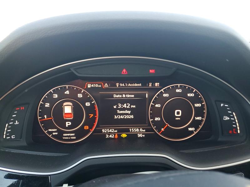 2018 Audi Q7 მანქანა იყიდება აუქციონზე, vin: WA1VAAF70JD050690, აუქციონის ნომერი: 47166526