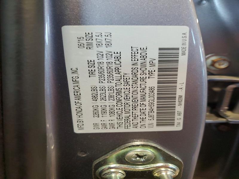 Продажа на аукционе авто 2016 Acura Rdx, vin: 5J8TB4H59GL003486, номер лота: 45668446