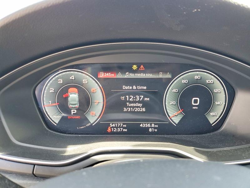 2022 Audi A5 მანქანა იყიდება აუქციონზე, vin: WAUCBCF54NA005115, აუქციონის ნომერი: 47969976