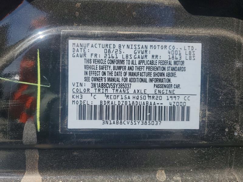 47634136 :رقم المزاد ، 3N1AB8CV5SY385037 vin ، 2025 Nissan Sentra مزاد بيع