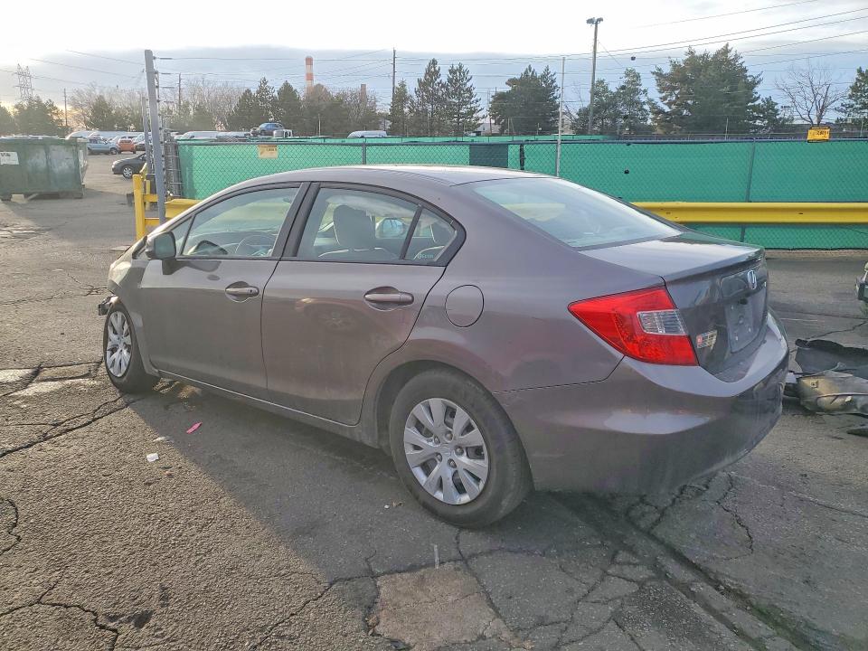 Продаж на аукціоні авто 2012 Honda Civic, vin: 19XFB2F57CE107710, номер лоту: 45675056