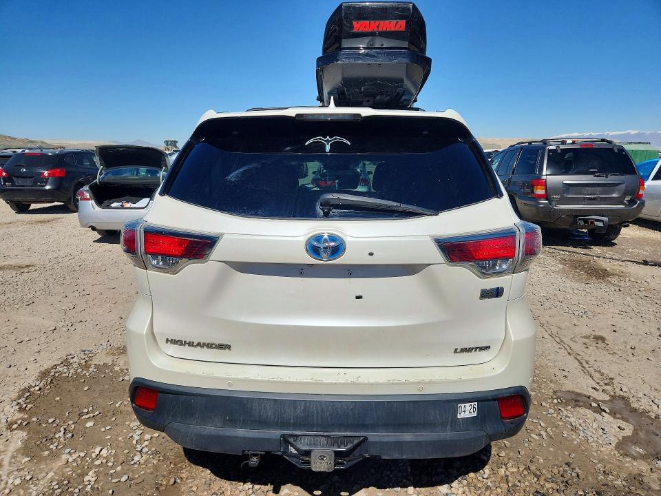 Aukcja sprzedaży 2015 Toyota Highlander Hybrid, vin: 5TDDCRFH9FS012406, numer aukcji: 46568626
