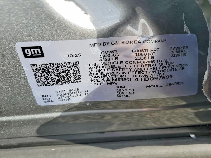 Продажа на аукционе авто 2026 Buick Encore Gx, vin: KL4AMBSL4TB097699, номер лота: 41663386