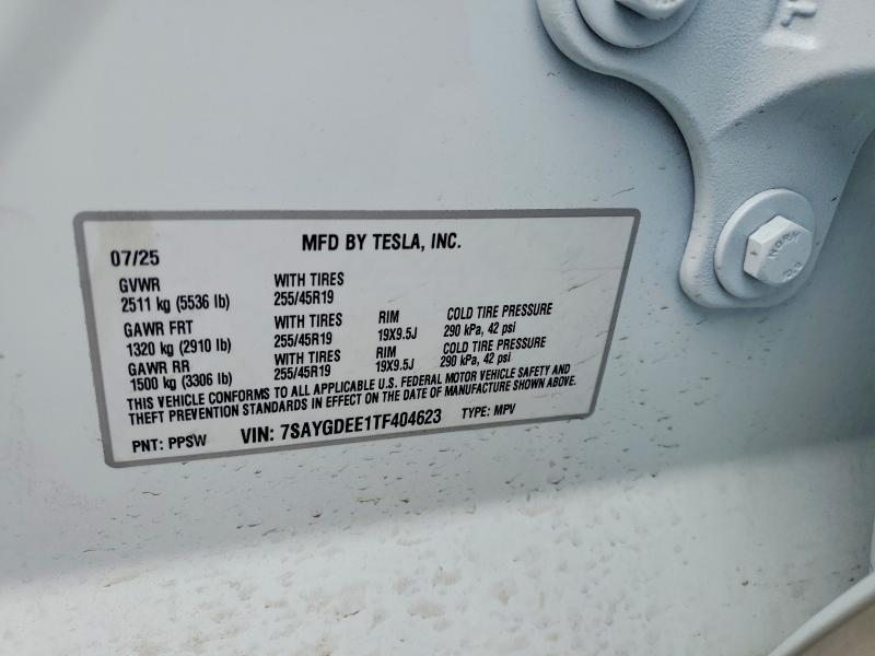 Продаж на аукціоні авто 2026 Tesla Model Y, vin: 7SAYGDEE1TF404623, номер лоту: 47917376