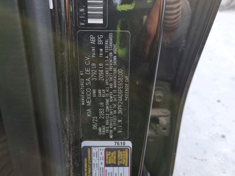 47329666 :رقم المزاد ، 3KPF24AD6PE658100 vin ، 2023 Kia Forte مزاد بيع
