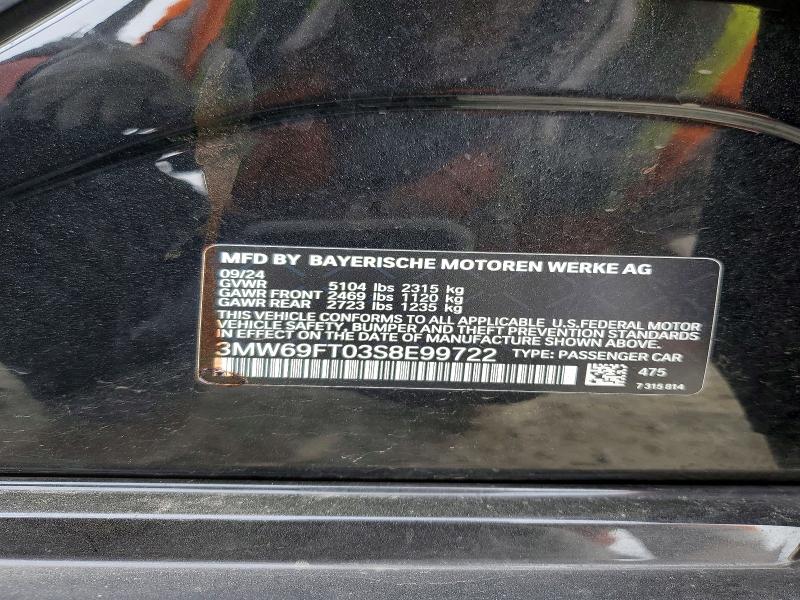 Aukcja sprzedaży 2025 Bmw M340xi, vin: 3MW69FT03S8E99722, numer aukcji: 47478846