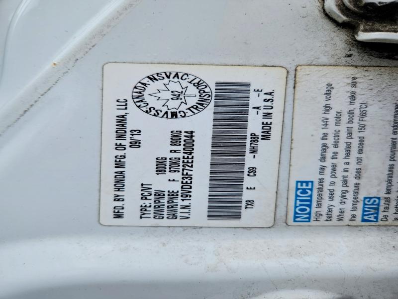 46105266 :رقم المزاد ، 19VDE3F72EE400044 vin ، 2014 Acura Ilx مزاد بيع