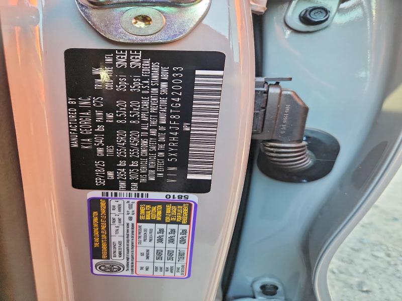 46757256 :رقم المزاد ، 5XYRH4JF8TG420033 vin ، 2026 Kia Sorento مزاد بيع