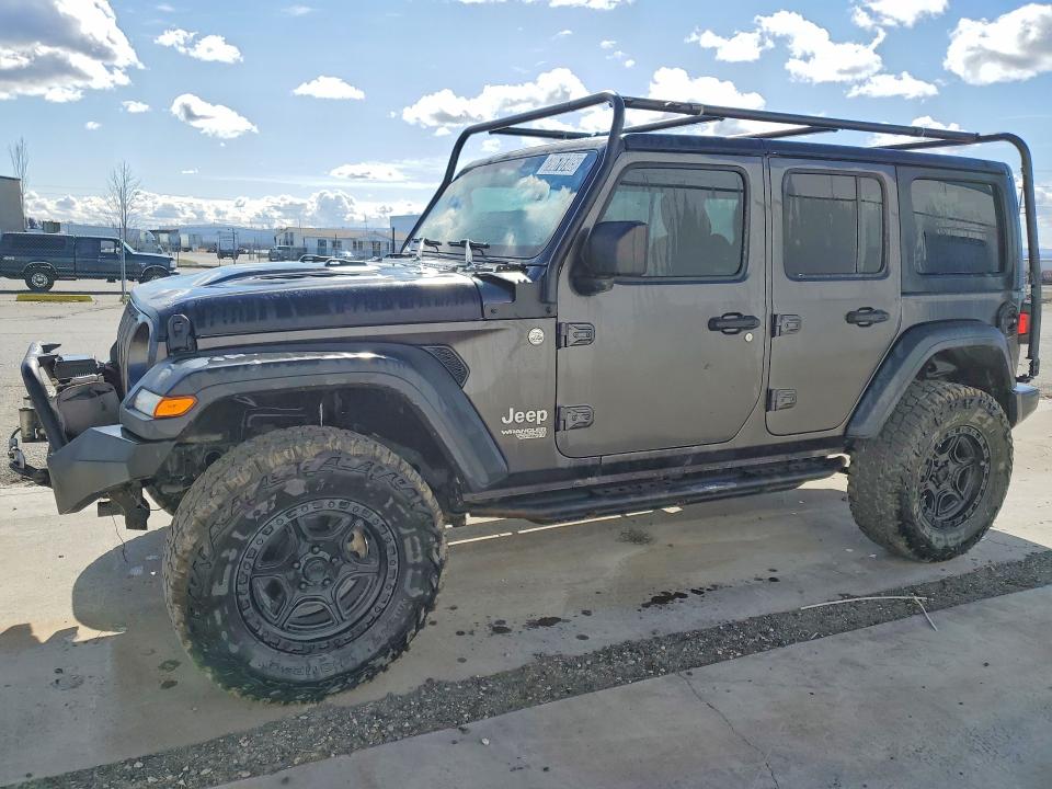Auction sale of the 2018 Jeep Wrangler Unlimited, vin: 1C4HJXDGXJW198987, lot number: 79676705