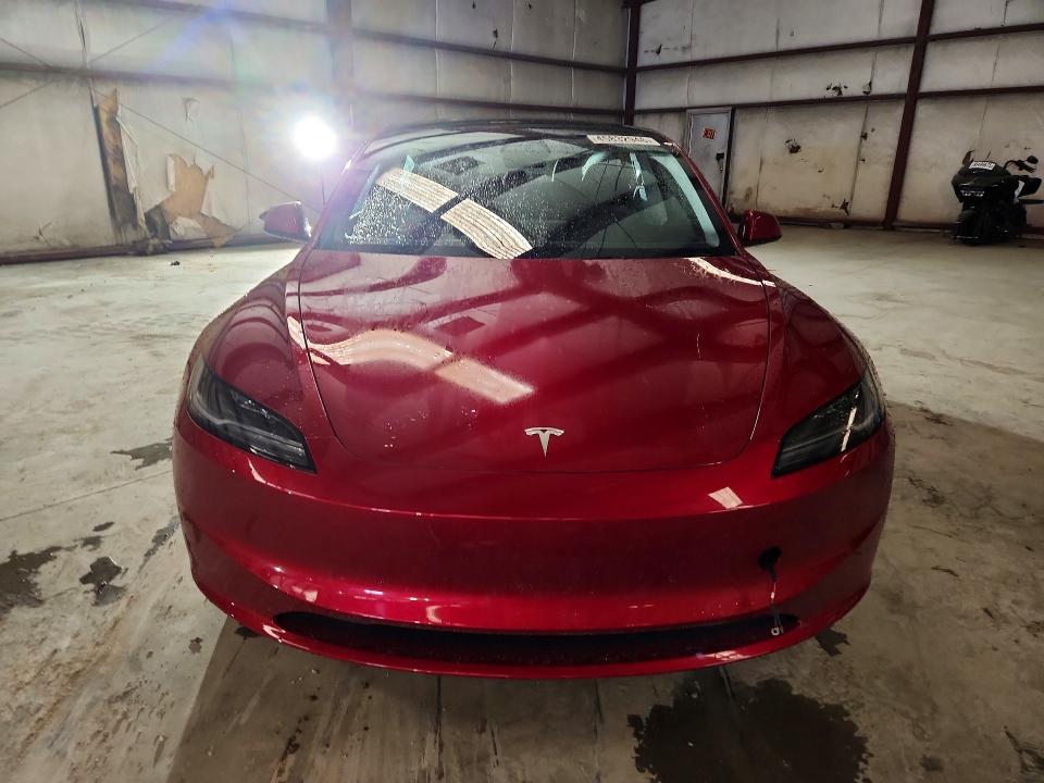 45832946 :رقم المزاد ، 5YJ3E1EAXSF980377 vin ، 2025 Tesla Model 3 مزاد بيع