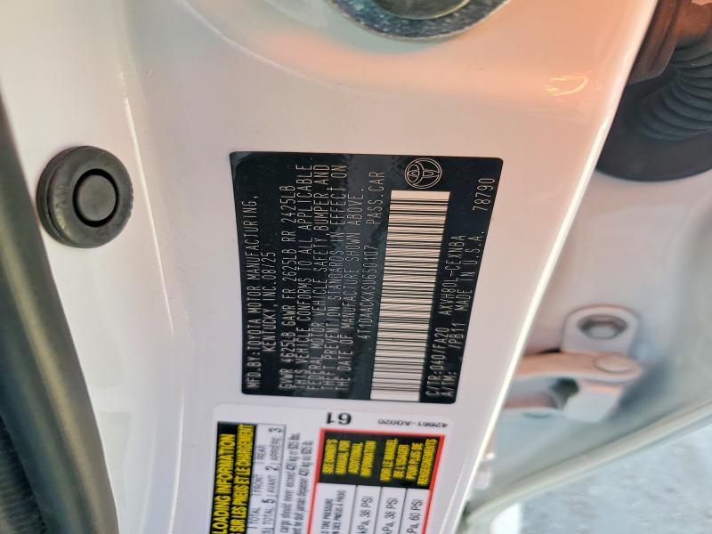 Aukcja sprzedaży 2025 Toyota Camry, vin: 4T1DAACKXSU650107, numer aukcji: 41999236