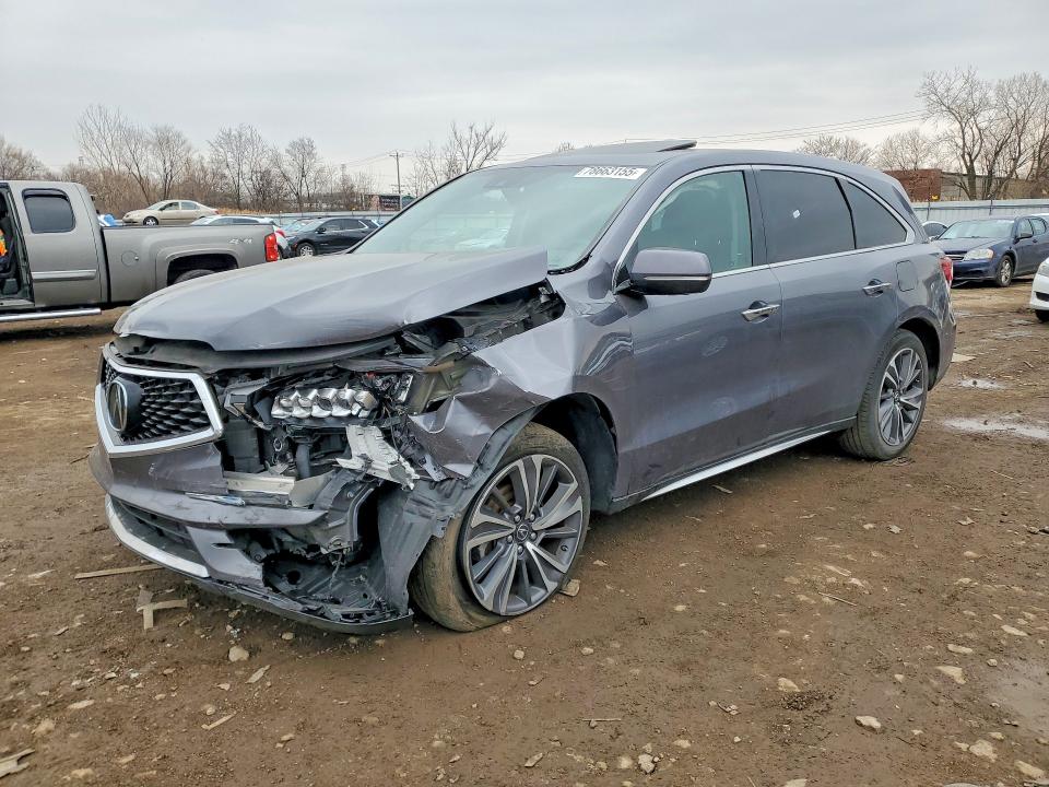 2019 Acura Mdx მანქანა იყიდება აუქციონზე, vin: 5J8YD4H59KL026484, აუქციონის ნომერი: 78663155