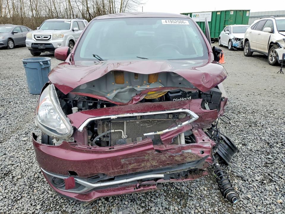 2019 Mitsubishi Mirage მანქანა იყიდება აუქციონზე, vin: ML32A3HJ5KH009403, აუქციონის ნომერი: 41952506