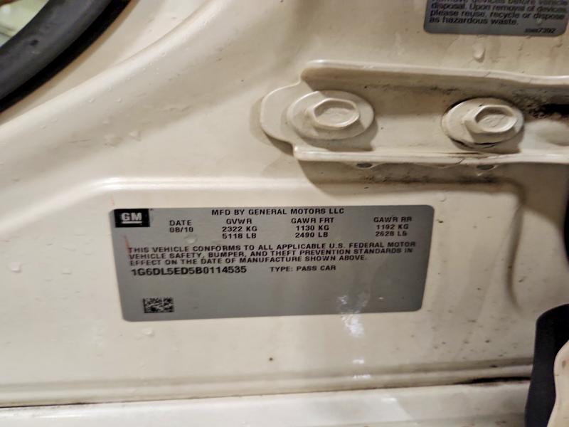 Продажа на аукционе авто 2011 Cadillac Cts, vin: 1G6DL5ED5B0114535, номер лота: 41756946