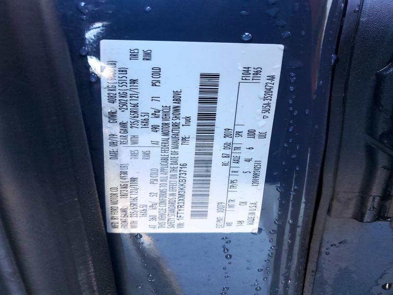 79781165 :رقم المزاد ، 1FTYR3XM3KKB73716 vin ، 2019 Ford Transit مزاد بيع